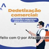 Não deixe seu comércio exposto à invasão de pragas. Entre em contato 📱 (inserir número) e agende uma dedetização e deixe o ambiente seguro e protegido. #dedetizacao #dedetizacaodeambientes #dedetizador #dedetizar #AhazouServiços #pragas #desinfecaodeambientes #dedetizaçaocomercia #comércio