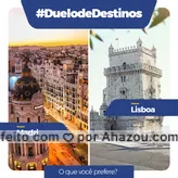 E então, se fosse pra escolher um destino agora, para onde você iria? Madri ou Lisboa? Conta pra gente nos comentários. 📢✈ #duelo #duelodedestinos #viagens #viajar #enquete #AhazouTravel #viagem  #trip  #agentedeviagens  #agenciadeviagens  #viageminternacional 