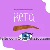 Sem curvaturas esse tipo de sobrancelha é mais longo e grosso que os outros formatos. Harmoniza muito bem com rostos alongados deixando o visual mais natural e suave. #beauty #beleza #designdesobrancelha #designerdesobrancelha #sobrancelha #sobrancelhas #AhazouBeauty #tiposdesobrancelha #formatodesobrancelha