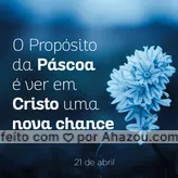 O amor D'Ele por nós, nos trouxe uma nova chance! Feliz Páscoa
#paz #ahazou #felizpascoa