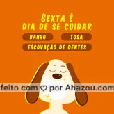 É um pet cheirozinho para passar o final de semana lindo!??
#AhazouPet  #instapet #banhoetosa #sexta #promocao #escovacaodentes #cuidados 