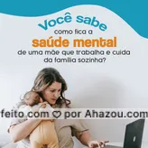 frases e posts para trabalhadora: A saúde mental de uma mãe que trabalha e cuida da família sozinha pode ser extremamente desgastante. Elas enfrentam uma grande pressão para administrar as tarefas domésticas e as responsabilidades do trabalho, além de lidar com as dificuldades financeiras e as demandas cotidianas. Elas podem sentir-se sobrecarregadas e isoladas, e podem desenvolver sintomas como ansiedade, depressão, estresse ou esgotamento emocional. É importante que essas mulheres procuram ajuda profissional para gerenciar o estresse e as emoções, além de conectarem-se com outras mães que passam por situações similares. Dito isso, além da procura por ajuda de profissionais, também precisa da ajuda e apoio dos membros da família, tanto marido como filhos. #dicas #cuidados #saúdemental #mãestrabalhadoras #filhos #AhazouSaude