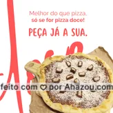 posts, legendas e frases de pizzaria, Baking, pizza doce, cardápio,  cozinha, banana, pizza, prato, delivery, beijinho, Cuisine, Baked goods,  ingrediente, Dessert, Tart, gluten, food, doces, Recipe, Dish, comida,  pizzaria, Ingredient, brigadeiro