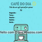 Café do dia, todo dia temos um café especial. Confira  nossa lista  de preços. #café  #ahazou #amocafé #cafeteria 