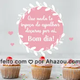 Que o seu dia seja tão doce quanto você, docinho! 😁💗
#confeitaria #bomdia #ahazoutaste  #bolo #doces #confeitariaartesanal