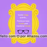 Se está difícil de ler as legendas da série, você está ficando velho e cringe ?? #meme #cringe #AhazouÓticas #óculos #millennials #geraçãoz #friends
