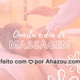 Venha se deliciar com as nossas massagens relaxantes ! 
#quarta #ahazou #massagem