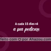 frases e posts para cuidados com os pés: Quer exibir pés lisinhos e macios? Preparamos esse post recheado de dicas incríveis para você conseguir! Compartilhe com as amigas o conteúdo! #carrosselahz #AhazouBeauty #beleza #pedicure #cuidados #cuidadoscomospés 