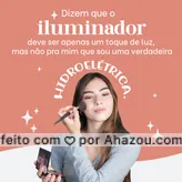 ✨ Chamando as brilhosas! 

MARQUE aquela pessoa que ama pesar a mão no iluminador. 😂

#Maquiagem #Iluminador #Meme #Make #Ahazoubeauty #BelezaEstetica #Beleza 
