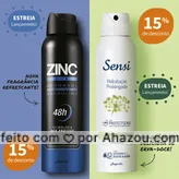 Duas novidades repletas de hidratação e fragrâncias deliciosas! Chegaram os novos desodorantes refrescantes da linha Sensi e da linha Zinc; Sensi Hidratação Prolongada Erva Doce e Zinc Play. São 48 horas de proteção.
⠀
#Sensi #Zinc #SensiErvaDoce #ZincPlay