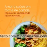 Precisando de marmitas deliciosas e práticas para o seu dia?📞Entre em contato agora mesmo (espaço para inserir o número) e faça o seu pedido. #saúde #ahazoutaste #comida #food #saudável #marmitas