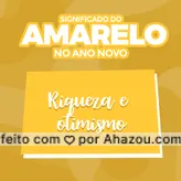 É sempre importante a escolha da cor certa para passar seu ano novo da melhor forma!
#ahazou #cores #anonovo #fimdeano