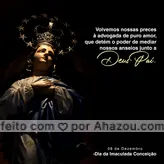 Intercedei junto a Deus, mãe de Jesus e nossa mãe, para que tenhamos a força necessária para superarmos nossas dificuldades encontrando a força em vós, que tens a pureza de todas as mães.
8 de dezembro - dia da imaculada conceição
 #AhazouFé #Cristo  #culto  #trechobiblico  #versiculo  #igreja  #igrejacristã  #JesusCristo  #oração  #palavradeDeus 