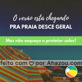 Com esse calorzão nós só queremos aproveitar um banho de mar, não é mesmo? Mas é essencial não se esquecer de aplicar protetor solar para se proteger dos raios ultravioletas! #verão #ahazou #cuidardapele #protetorsolar