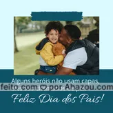 Você sempre vai ser o herói dos seus filhos, mas como todo herói você precisa se cuidar e estar com a saúde em dia para proteger quem você mais ama! Tenha um lindo dia dos pais! #viverbem #qualidadedevida #bemestar #AhazouSaude #cuidese #saude #pai #pais #diadospais #felizdiadospais #AhazouSaude 