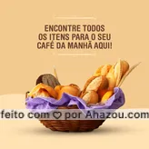 Venha garantir todos os produtos para o seu café da manhã aqui, você encontra tudo que precisa em um só lugar ? #ahazoutaste #pão #padaria #cafedamanha #confeitaria  #panificadora #variedade 