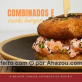 Faça seu pedido por telefone (inserir número). Montamos seu combo e seu sushi burger, do seu gosto, com a combinação perfeita para seu paladar e você nem precisa sair de casa. Ligue e faça seu pedido. 
 #comidajaponesa  #japa #ahazoutaste #japanesefood  #sushidelivery #sushiburger
