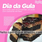 Faça sua encomenda e aproveite o Dia da Gula comendo um bolo maravilhoso! 🎂#ahazoutaste #bolo #bolosdecorados #confeitaria #confeitariaartesanal #doces #diadagula