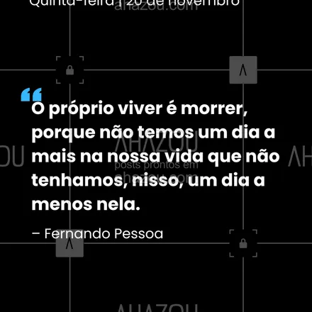 posts, legendas e frases de para whatsapp, instagram e facebook: O tempo é o recurso mais finito e valioso. Entenda a urgência da vida e use cada dia com significado. Viva intensamente o presente. ⏳ #TempoPrecioso #FernandoPessoa #UrgênciaDaVida #ViverEOuMorrer #Significado