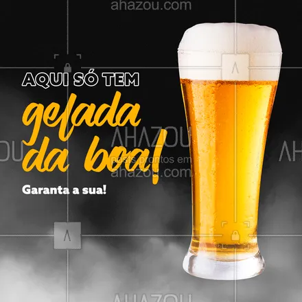 posts, legendas e frases de bares para whatsapp, instagram e facebook: Sabe aquela cerveja bem gelada? Aqui tem! Não perca tempo e venha levar a sua! 🍻
#ahazoutaste  #mixology  #pub  #drinks #beer #cerveja #breja #gelada