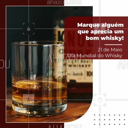 posts, legendas e frases de bares para whatsapp, instagram e facebook: Sabe aquele amigo que sabe beber um bom whisky? Marca ele aqui! 🥃😛
#whisky #diadowhisky #ahazoutaste #bar  #cocktails  #drinks  #lounge  #mixology 