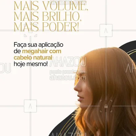 posts, legendas e frases de  para whatsapp, instagram e facebook: Dê vida nova aos seus fios com um megahair leve, natural e totalmente personalizado para você. 💖
Porque um cabelo bonito muda tudo — até o seu humor! 😍
#megahair #cabelonatural #belezaautentica #hairgoals #autoestima #cabelodossonhos #salãodebeleza #transformese