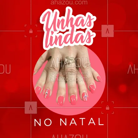 posts, legendas e frases de manicure & pedicure para whatsapp, instagram e facebook: Só aqui você fica com unhas maravilhosas para as festas de final de ano!
Agende já o seu horário.

#convite #ahazou #manicure #nails