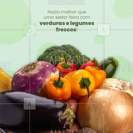 posts, legendas e frases de hortifruti para whatsapp, instagram e facebook: Hoje é dia de legumes e verduras fresquinhos! Estamos te esperando ? #ahazoutaste  #frutas #vidasaudavel #qualidade #hortifruti #organic #alimentacaosaudavel