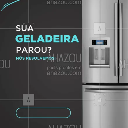 posts, legendas e frases de  para whatsapp, instagram e facebook: Problemas com refrigeração, barulhos estranhos ou vazamentos? Não se preocupe! Nossa equipe especializada está pronta para deixar sua geladeira funcionando como nova. Entre em contato! 📞✨
#AssistênciaTécnica #ConsertoDeGeladeira #GeladeiraNovaEmFolha