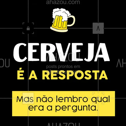 posts, legendas e frases de bares para whatsapp, instagram e facebook: Eu realmente não lembro! ???‍♂? #cerveja #breja #ahazou #bar #bandbeauty