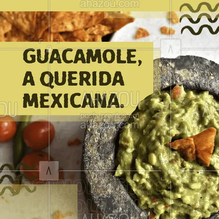 posts, legendas e frases de cozinha mexicana para whatsapp, instagram e facebook: Você sabia que o Brasil é um dos poucos países no mundo que utilizam o abacate como sobremesa doce? Nos outros países, a fruta é servida temperada e salgada. No México a guacamole, é feita de creme de abacate, com pimenta, tomate e cebola.
 #cozinhamexicana  #comidamexicana #ahazoutaste #nachos  #texmex  #vivamexico 