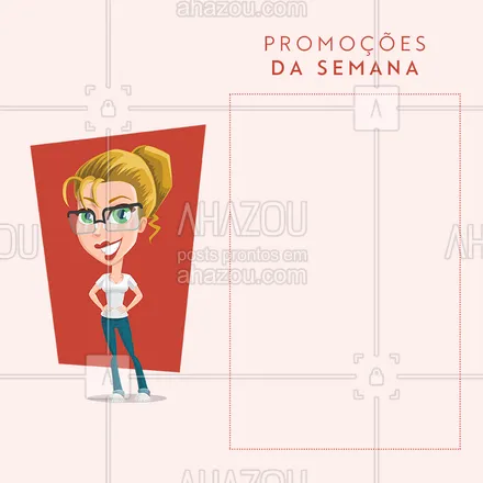 posts, legendas e frases de assuntos gerais de beleza & estética para whatsapp, instagram e facebook: Confira as nossas promoções da semana ?
#promocao #ahazou #semanadeofertas