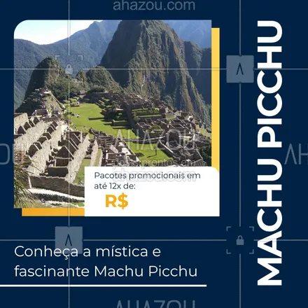 posts, legendas e frases de agências & agentes de viagem para whatsapp, instagram e facebook: Com certeza a cidade perdida dos Incas irá te fascinar! ??
#MachuPicchu #Peru #AméricaLatina #AhazouTravel #viageminternacional #agenciadeviagens #trip #AhazouTravel 