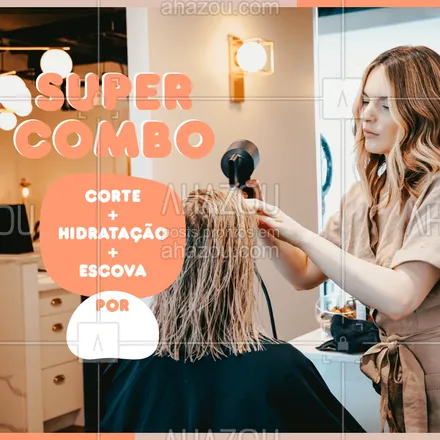 posts, legendas e frases de cabelo para whatsapp, instagram e facebook: Aproveite a promoção para cuidar das madeixas. Marque o seu horário agora mesmo! #cabelo #ahazou #cuidados #promocao #bonita

