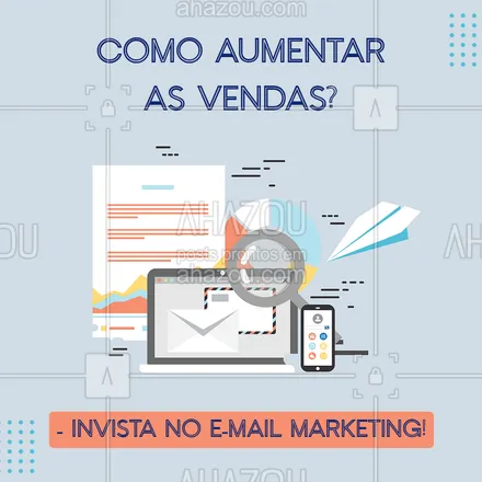 posts, legendas e frases de marketing digital, vendas online para whatsapp, instagram e facebook: O e-mail marketing te ajuda a manter sua audiência sempre engajada com seu conteúdo ou novidades, fazendo com que a sua marca não seja esquecida. #marketing #marketingdigital #mktdigital #redessociais #socialmedia #AhazouMktDigital #AhazouVendas 