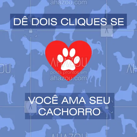 posts, legendas e frases de assuntos variados de Pets para whatsapp, instagram e facebook: É muito amor! #cachorro #ahazou #Pets
