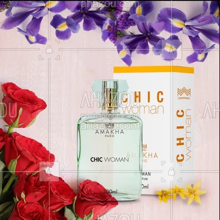 posts, legendas e frases de amakha para whatsapp, instagram e facebook: Os perfumes chipres são considerados sofisticados e elegantes! E um exemplo é o Chic Woman, que pertence a família Chipre Floral com notas de Iris, Rosa, Jasmim, Ylang Ylang e Flor de Laranjeira. Aproveite e explore todo o nosso portfólio de perfumes!⠀
⠀
#primavera⠀⠀
#floral⠀⠀
#chicwoman⠀⠀
#perfume⠀⠀
#amakhaparis⠀⠀
#amakhaparisoficial⠀
#fragrance⠀
#tendência⠀
#fixação⠀
#parfum⠀
#amk⠀
#mmn⠀
#primavera⠀
#queridinho #ahazourevenda #ahazouamakha