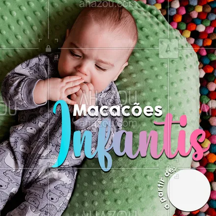 posts, legendas e frases de moda infantil para whatsapp, instagram e facebook: Compre lindos macacões para o seu baby! ??? #roupasinfantis #modainfantil #ahazoumoda #moda #bandbeauty