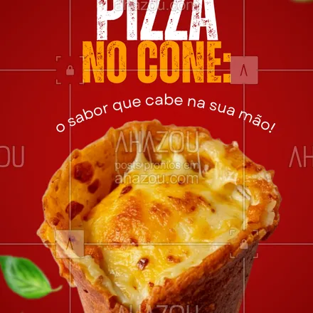 posts, legendas e frases de  para whatsapp, instagram e facebook: Conheça a praticidade da pizza no cone: crocante, saborosa e sem bagunça! Perfeita para comer andando, no parque ou em casa. Peça já o seu! 🛵
#PizzaNoCone #InovaçãoGastronômica #LanchePerfeito #PeçaJá