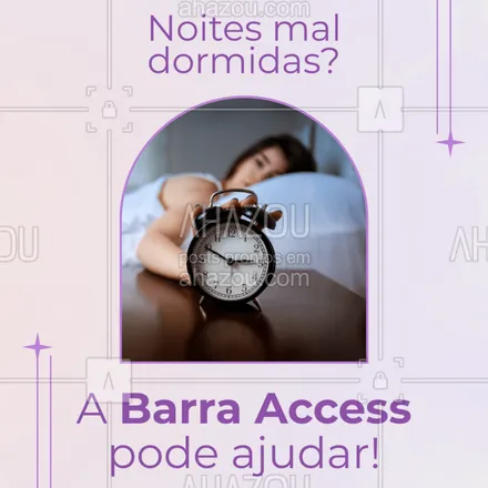 posts, legendas e frases de  para whatsapp, instagram e facebook: Toques suaves em pontos específicos da cabeça acalmam a mente hiperativa e promovem um sono mais profundo.
👉 Agende e durma como um bebê!
#BarraAccess #SonoSaudável #NoitesTranquilas