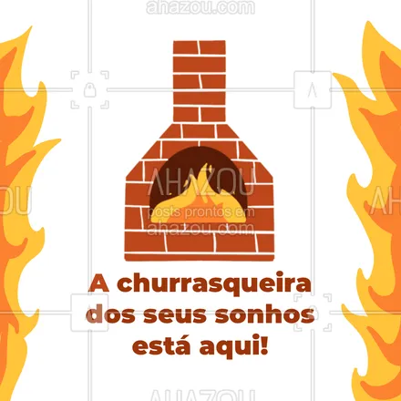 posts, legendas e frases de pedreiro para whatsapp, instagram e facebook: Construímos ou instalamos sua churrasqueira, você escolhe o que prefere! Mas independente do que precisar o serviço será de qualidade! #AhazouServiços #motivacional #orcamentoobra #pedreiro #servicopedreiro