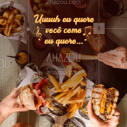 posts, legendas e frases de hamburguer para whatsapp, instagram e facebook: Bateu a vontade? Vem pra cá! ? #hamburguer #ahazoutaste #hamburgueria #burger
