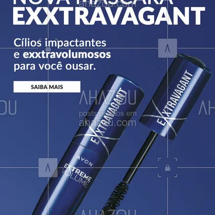 posts, legendas e frases de avon para whatsapp, instagram e facebook: Construa camadas exxtravagantes de cílios exxtravolumosos com a nova Máscara Exxtravagant. #ahazouavon #ahazourevenda