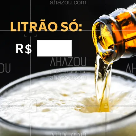 posts, legendas e frases de bares para whatsapp, instagram e facebook: Com uma promoção dessa, não tem como você ficar em casa!
#cerveja #promocao #litrao #ahazou #desconto 