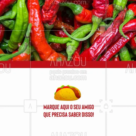 posts, legendas e frases de cozinha mexicana para whatsapp, instagram e facebook: E é por isso que tem tanta pimenta na comida mexicana! ??️ 
#Comidamexicna #CozinhaMexicana #CarrosselAhz #ahazoutaste  #vivamexico #texmex