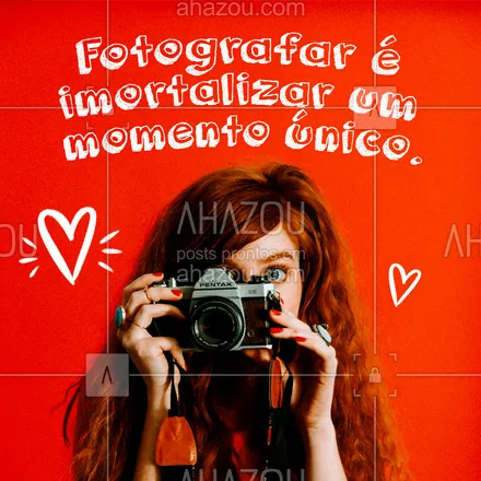 posts, legendas e frases de fotógrafos & estúdios de fotografia para whatsapp, instagram e facebook: Por isso, aposte em um fotógrafo profissional para imortalizar os melhores momentos da sua vida! 📸🥰^
#ahazoufotografia #foto  #fotografia  #fotografiaprofissional  #photo  #photographer 