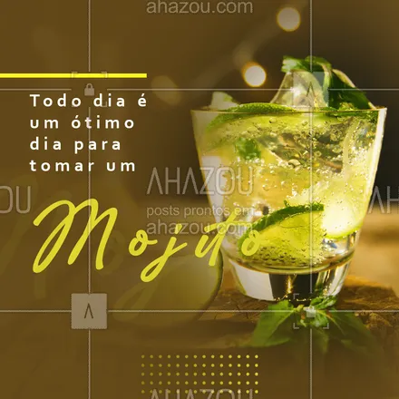posts, legendas e frases de bares para whatsapp, instagram e facebook: O que você está esperando para passar aqui e tomar o seu mojito? 🤩]
#drinks #mojito #ahazoutaste  #bar  #cocktails  #mixology 
