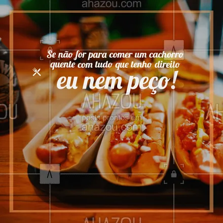 posts, legendas e frases de hot dog  para whatsapp, instagram e facebook: Quem também ama um dogão ? completão levanta a mão ?‍♂‍?‍♀‍! #hotdog #hotdoglovers #hotdoggourmet #ahazoutaste #cachorroquente #food #dogão #ahazoutaste 