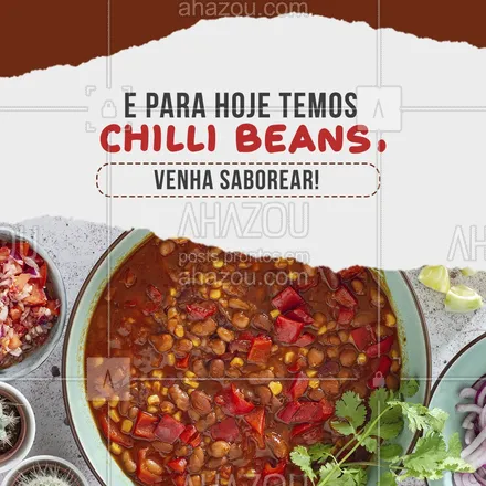 posts, legendas e frases de cozinha mexicana para whatsapp, instagram e facebook: Se tem chilli beans com certeza tem muito sabor envolvido. Venha saborear esse prato tão especial. 😋🔥 #ahazoutaste #comidamexicana #cozinhamexicana #vivamexico #chilli beans
