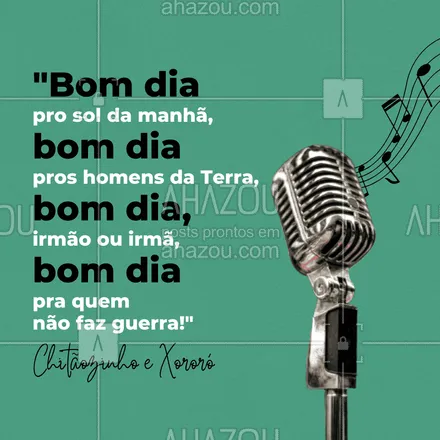 posts, legendas e frases de música & instrumentos para whatsapp, instagram e facebook: Bom dia para os amantes da música sertaneja! 🤩
#bomdia #chitaozinhoexororo #AhazouEdu  #instrumentos  #música  #aulademusica 